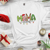 Sandjest Christmas T-shirt Mama Claus Gift for Mom Mother Women Xmas Gift for Your Beloved